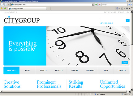 Website Template #28105