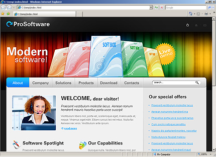 Website Template #28113