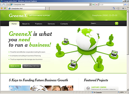 Website Template #28272