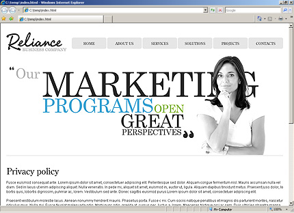 Website Template #28419