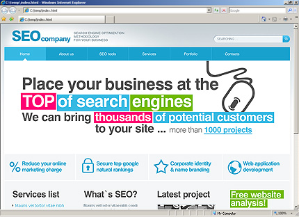 Website Template #28423