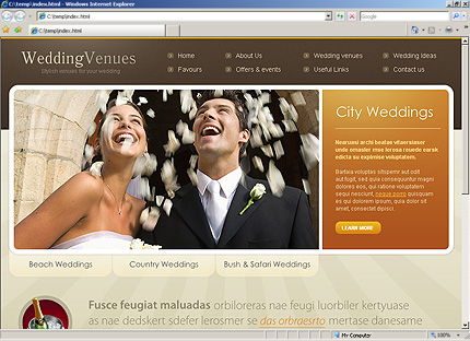 Website Templates Template 28524 wedding venues place venue event party 