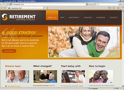 Website Template #28597