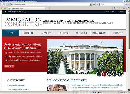 Website Template #28959