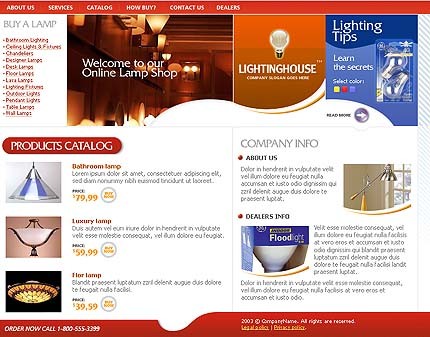 Website Template #2921