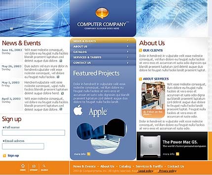 Website Template #2985