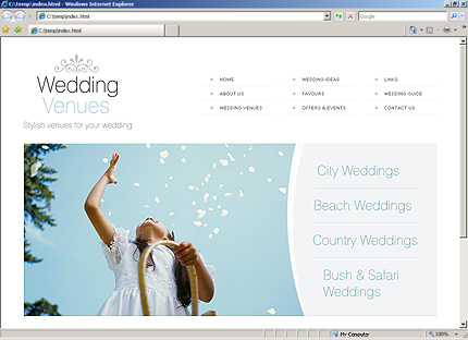 Website Templates Template 29191 wedding venues place venue event party 