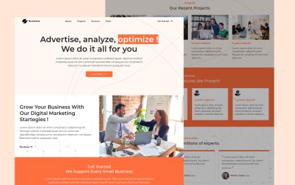 Modèles Landing Page