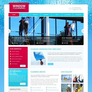 Glass Company Website Template