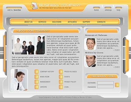 Website Template #3067
