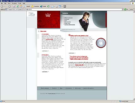 Website Template #3091