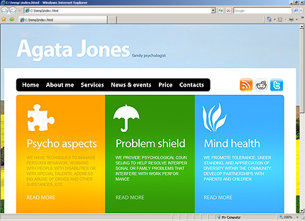 Website Template #30021