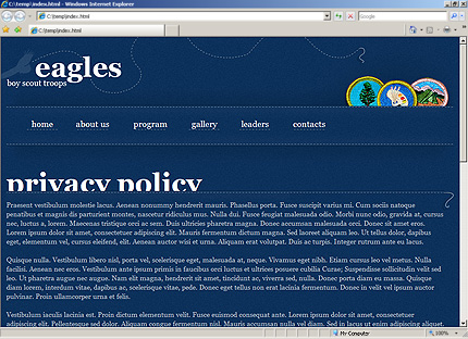 Website Template #30124
