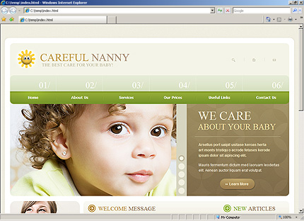 Website Template #30137
