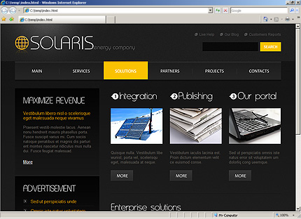 Website Template #30413