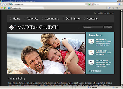 Website Template #30741