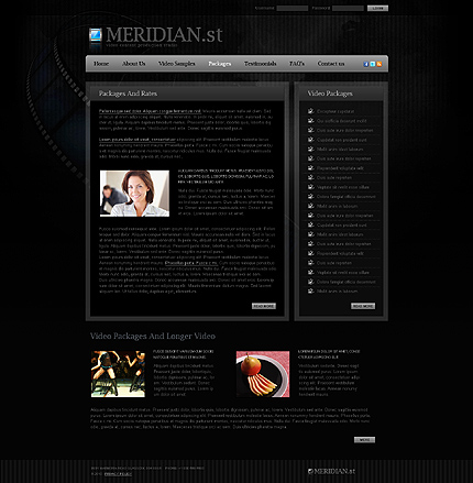 full website screenshot