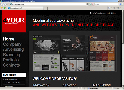 Website Template #30820