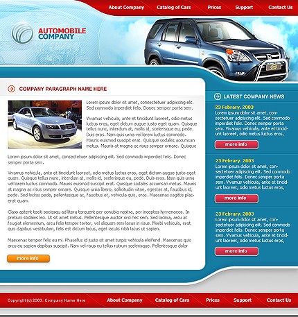 Website Template #3113