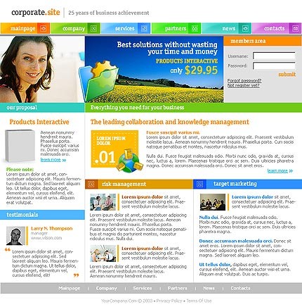 Website Template #3134