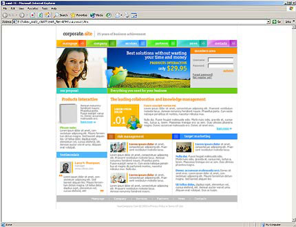 Website Template #3134