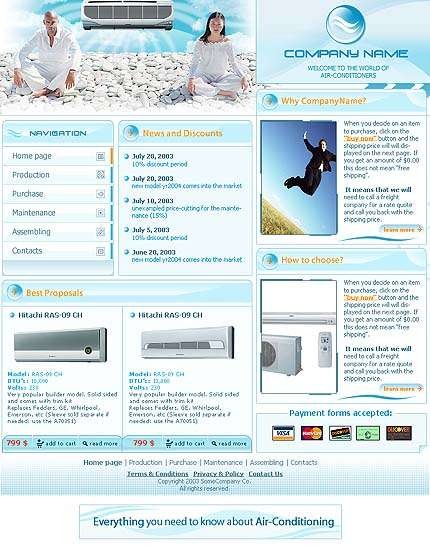 Website Template #3160