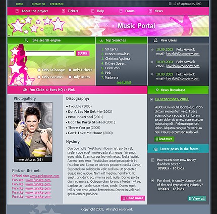Website Template #3190