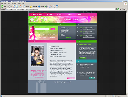 Website Template #3190