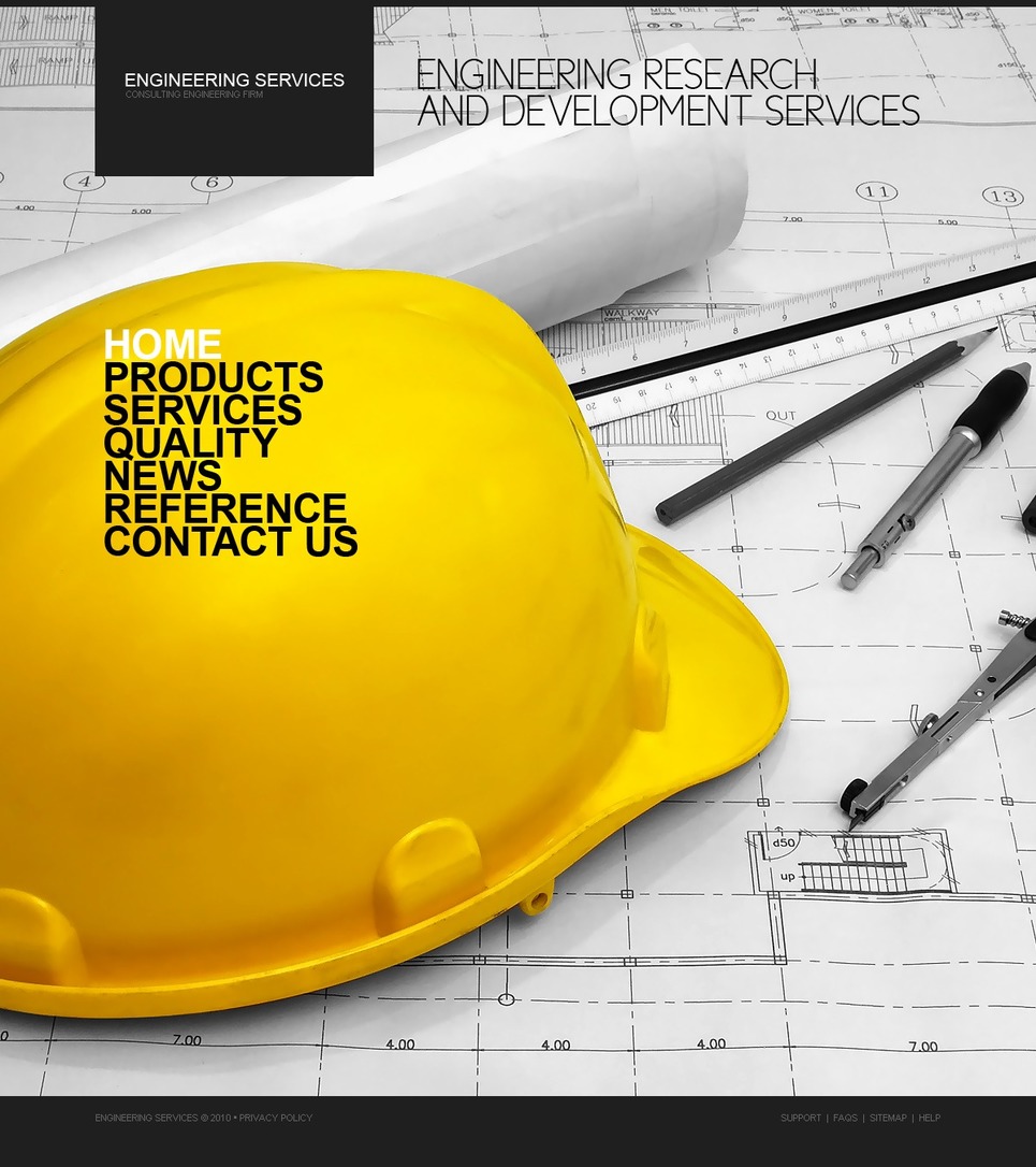 Civil Engineering Website Template #31014