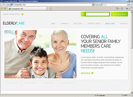 Website Template #31189