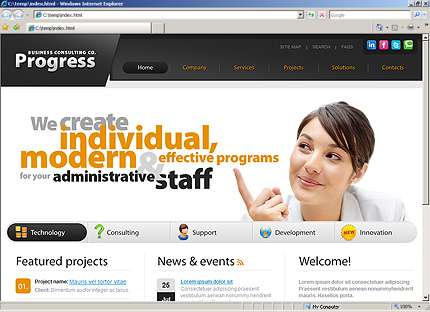 Website Template #31202