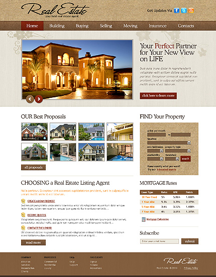 Website Template #31254