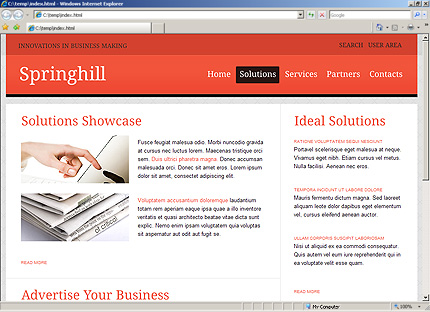 Website Template #31367