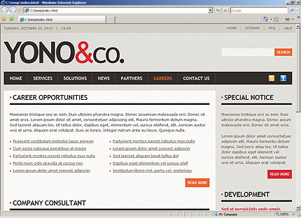 Website Template #31956