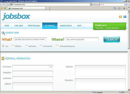 Website Template #32009