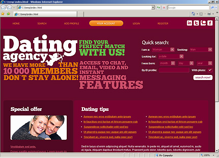 Website Template #32185