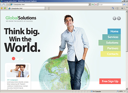 Website Template #32351