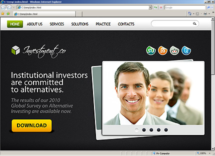 Website Template #32420