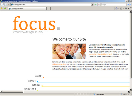 Website Template #32425
