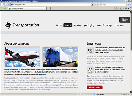 Website Template #32526