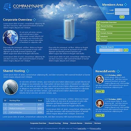 Website Template #3343