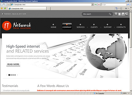 Website Template #33381