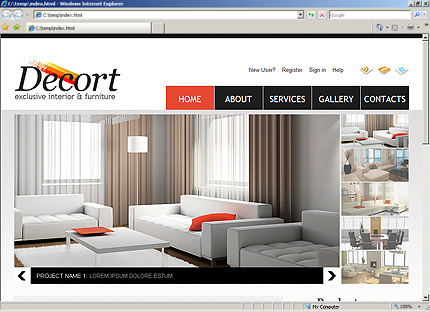 Website Template #33409