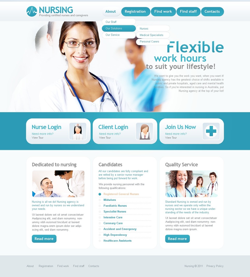 Health Centre Website Templates