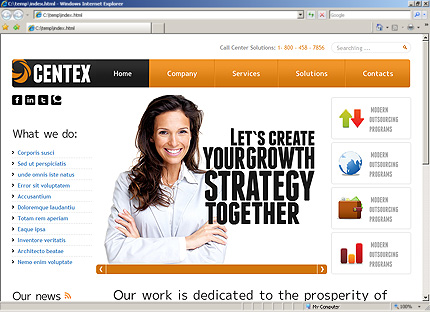Website Template #33879