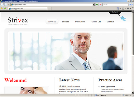 Website Template #33897
