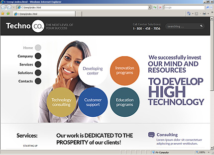 Website Template #34075