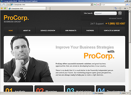Website Template #34076