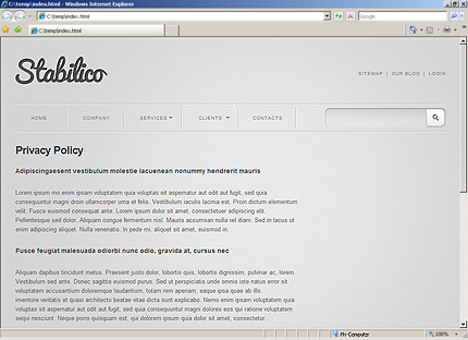 Website Template #34421
