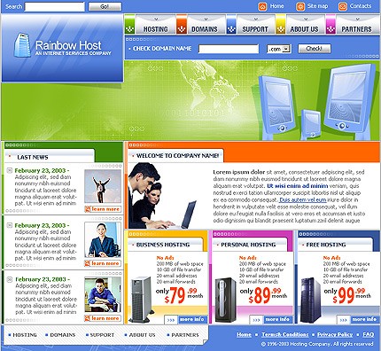 Website Template #3552